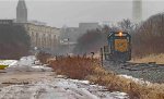 CSX 6415 has a clear block at Exchange St.